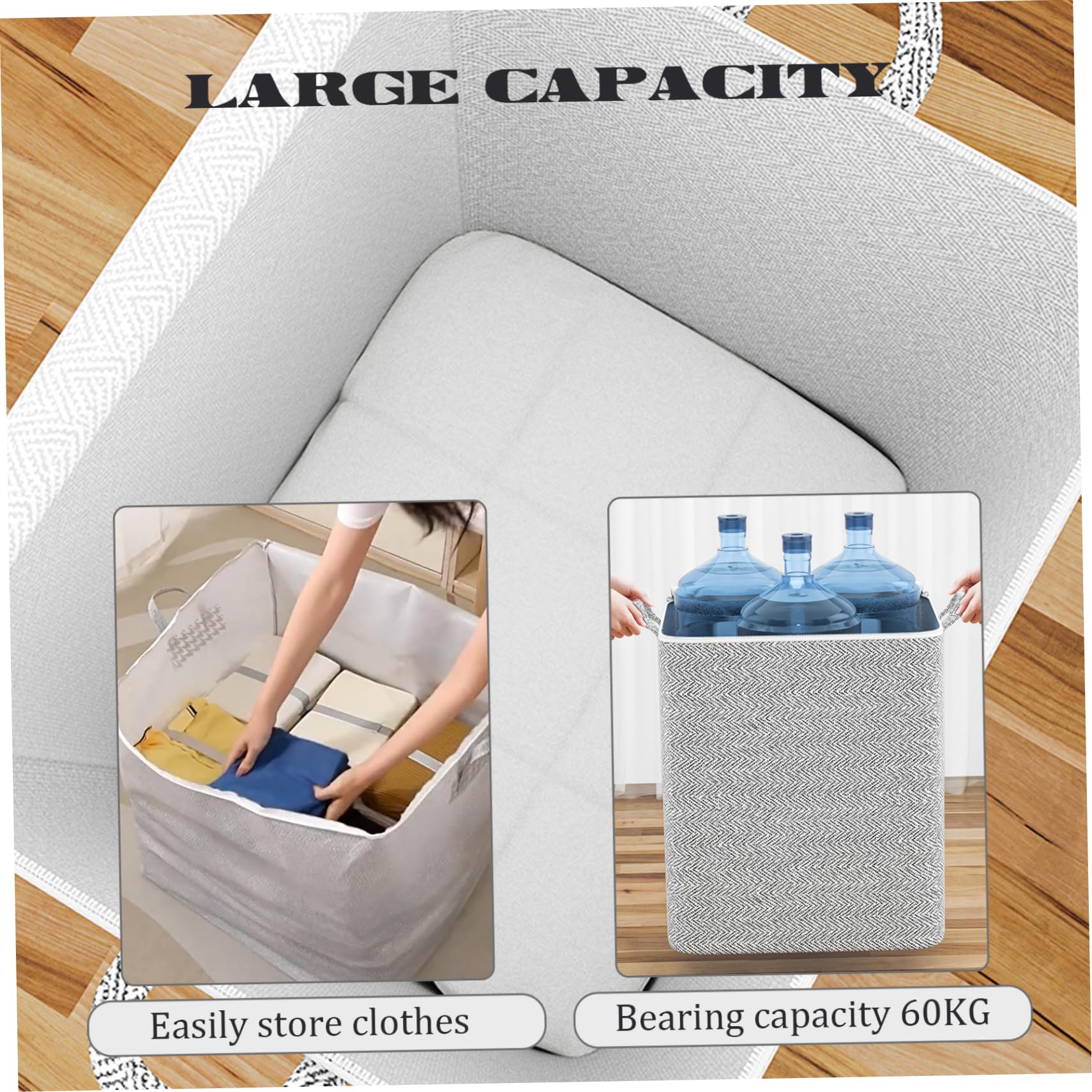 Borsa portaoggetti per vestiti, 220 l, portatile, per vestiti, biancheria da letto e biancheria, contenitore per trasloco per casa e viaggio