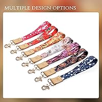 Vista 34 de Ecovision - Llavero con correa para llaves, llaveros de pulsera con 2 argollas para llaves para mujer