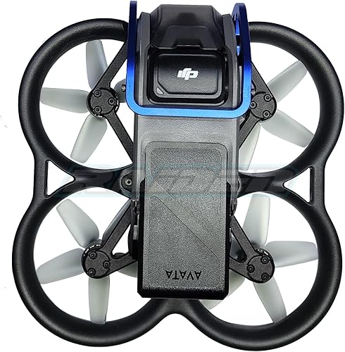 Miniatura 6 de Aleación De Aluminio Gimbal Parachoques Cámara Proteger Protección Roll Bar Para DJI AVATA FPV Drone - Azul
