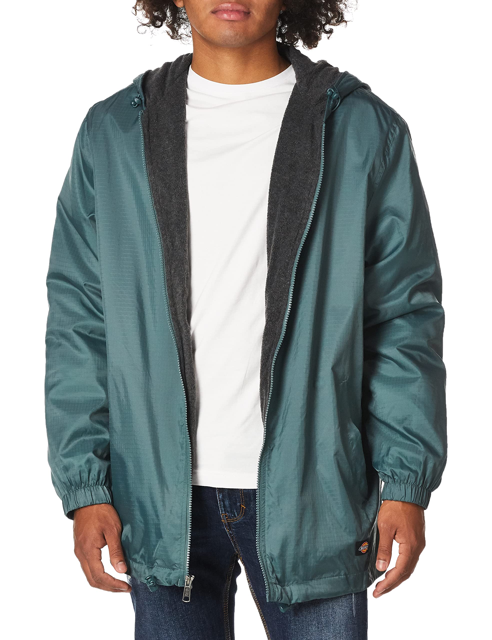 Fleece-Lined Hooded Jacket