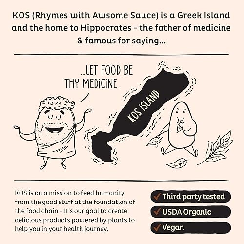 Miniatura 8 de KOS Polvo de proteínas orgánicas a base de plantas mezcla de proteínas veganas