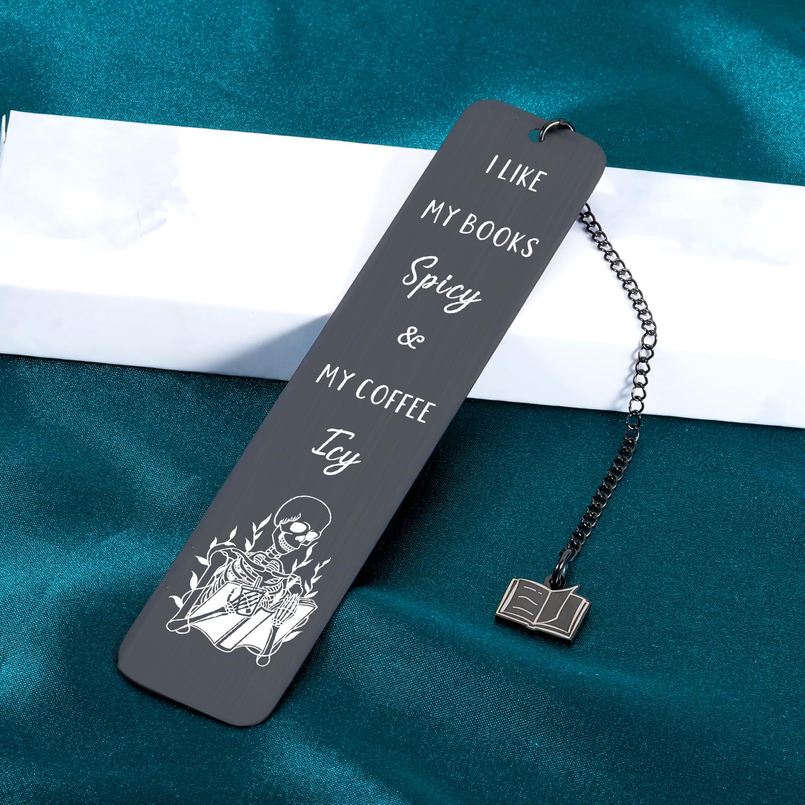 Spicy Funny Bookmarks For Book Lovers - Stainless Steel Sassy Reading Gifts