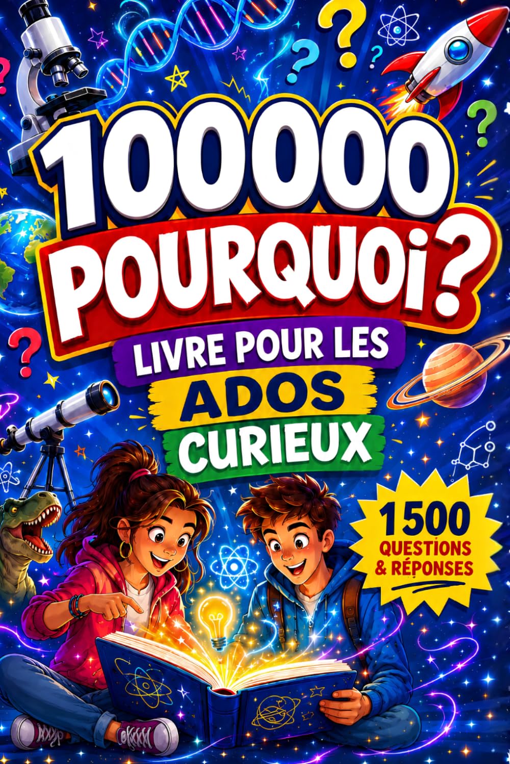 100000 Pourquoi - Livre pour les ados curieux: Encyclopédie de Questions et Réponses éducatives pour développer ses connaissances, sa réflexion et sa compréhension du monde