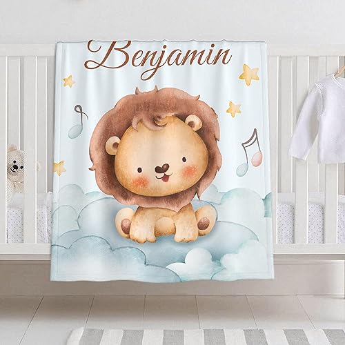 Manta de bebé personalizada para niñas y niños, manta de bebé personalizada con nombre para niños pequeños, baby shower, recién nacidos, guardería,