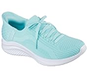 Women's Ultra Flex 3.0-Brilliant Path Hands Free Slip-INS Sneaker, Aqua=Aqua, 9