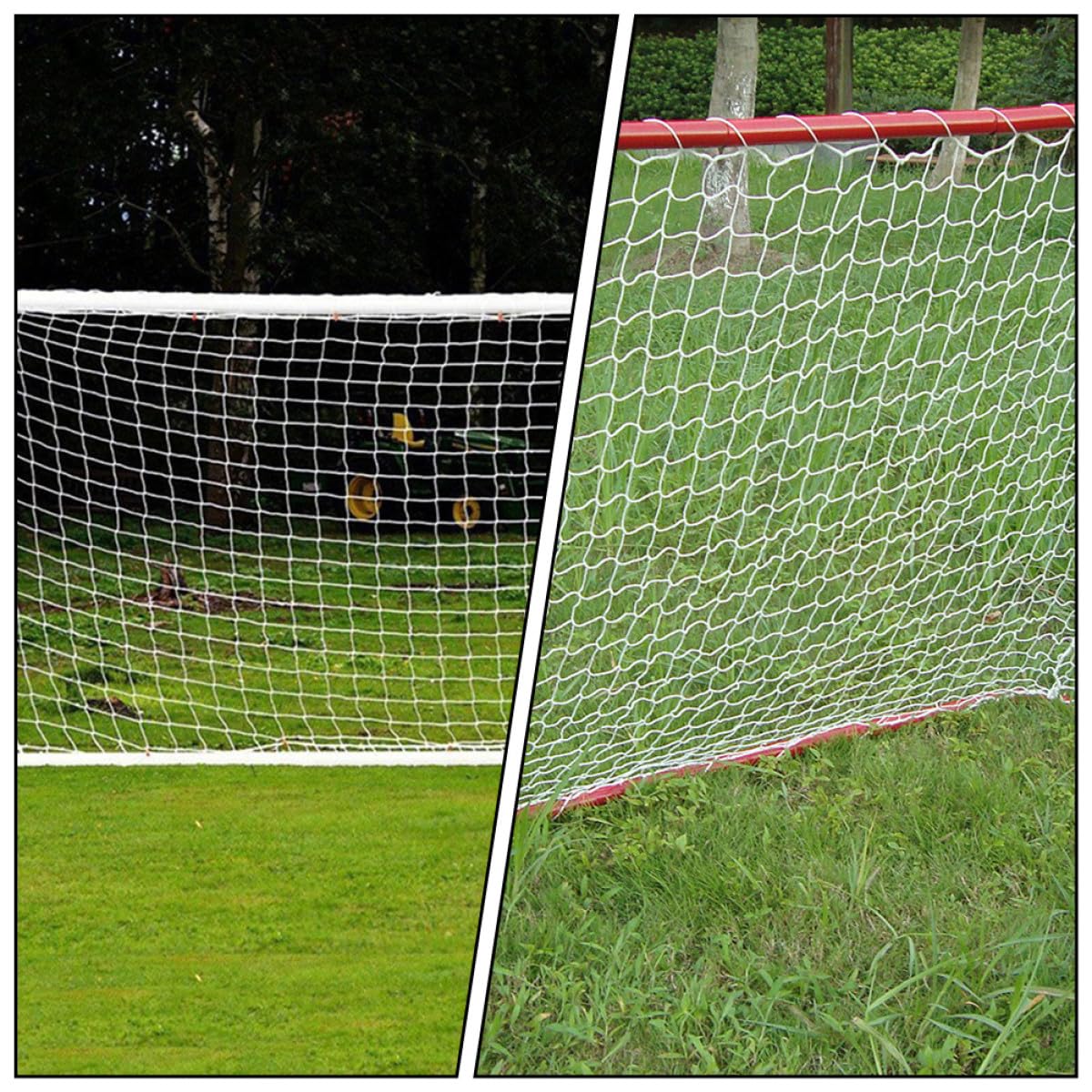 Red de Fútbol Deportiva 3x2 M, Red de Repuesto Ligera y Resistente para Porterías de Entrenamiento al Aire Libre, Accesorio para Fútbol Infantil