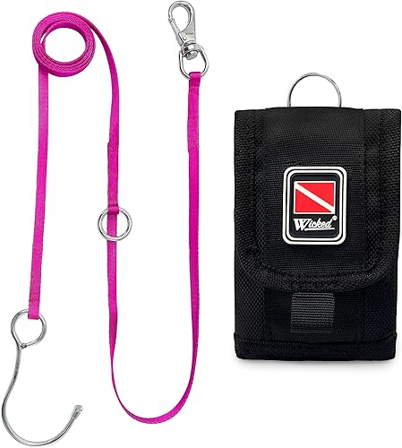 WICKED Buceo 316 Gancho de arrecife multipunto de acero inoxidable 4-6 pies de longitud