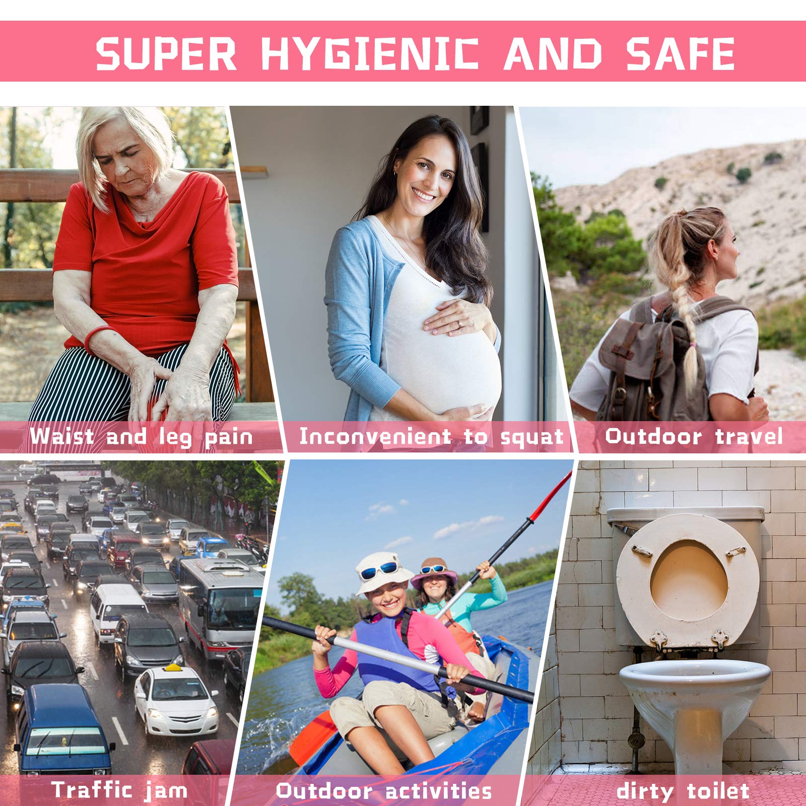 Buy JefDiee Female Urination Device,Silicone Pee Funnel for Women,Female Urinal Women Pee Funnel