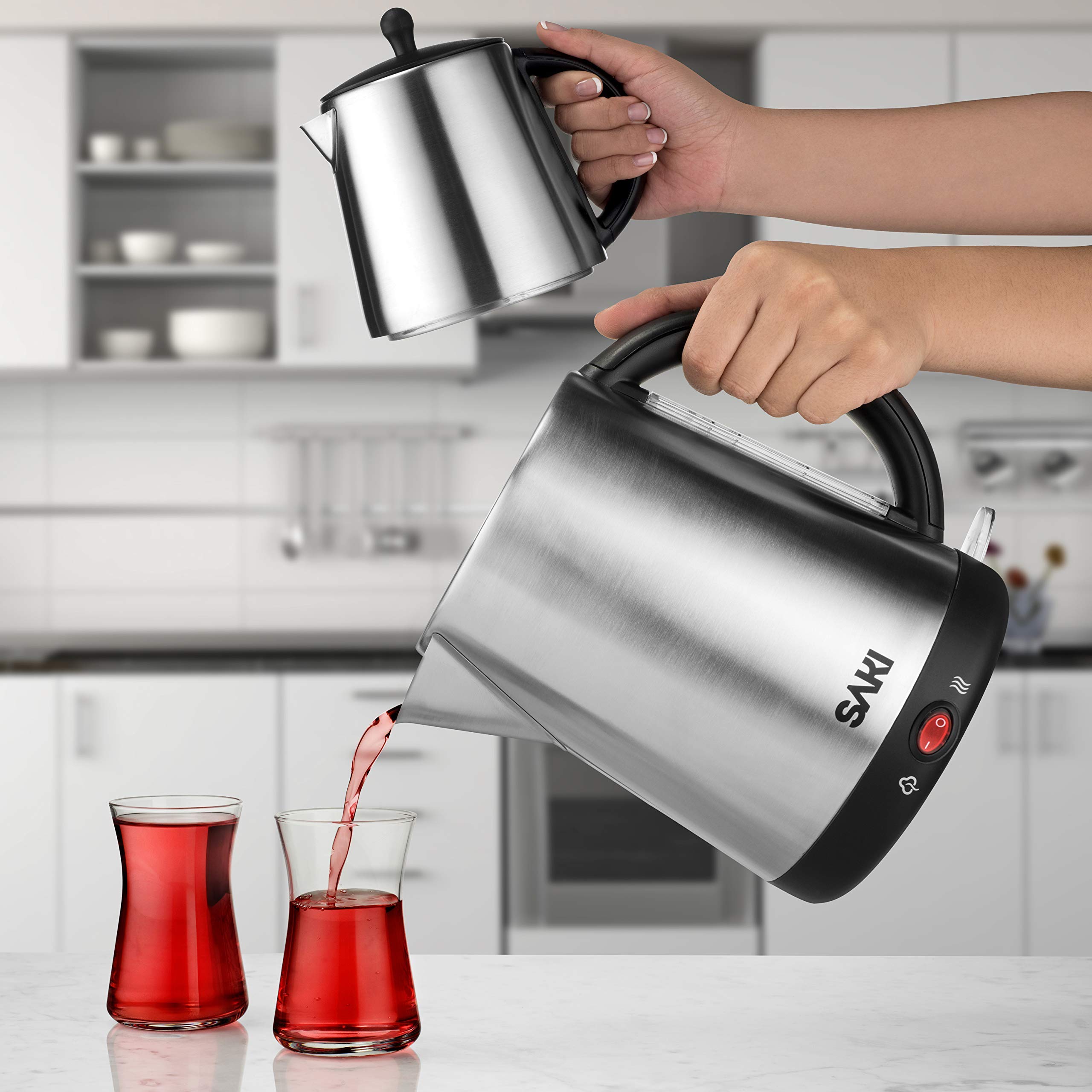 saki tea electric tea making kettle
