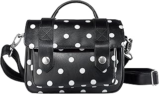 INSIGNIA NS-DM8CB1 Instant Print Camera Case - White Polka Dots on Black - fits Instax cameras
