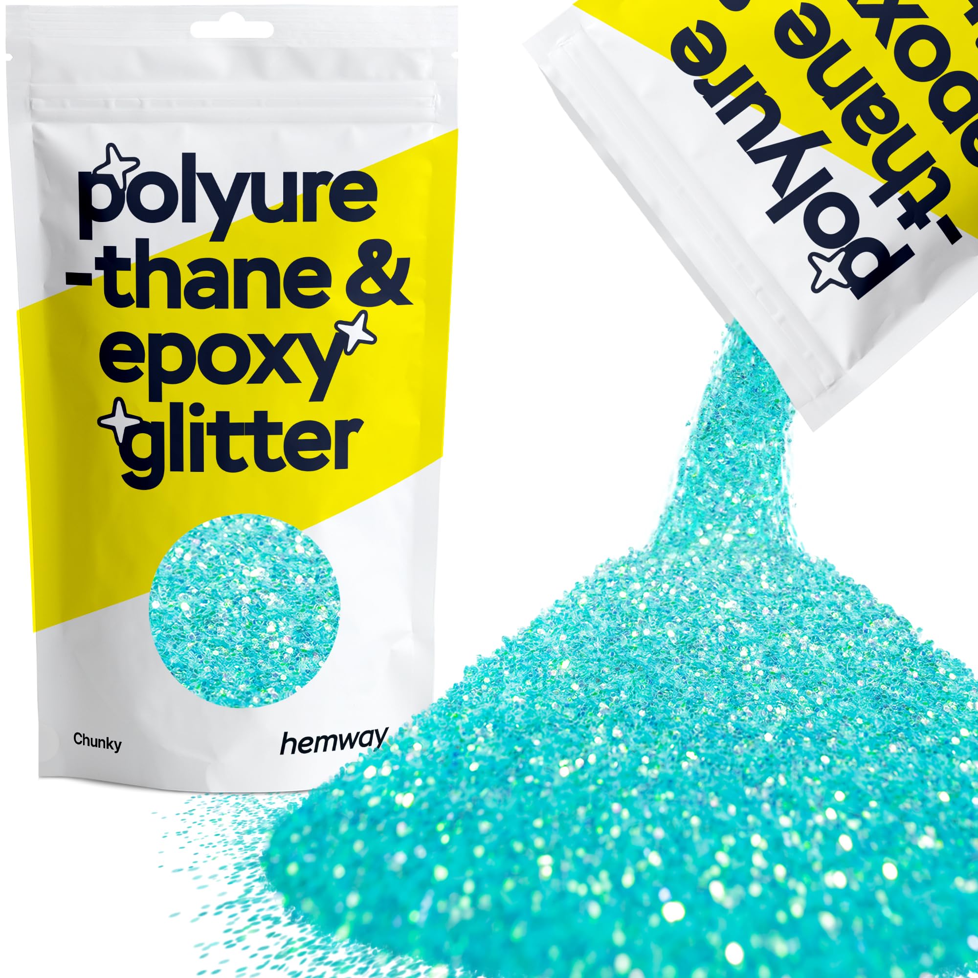 Hemway Resin Glitter Bronze Brown 100g Super Chunky | Polyurethane & Epoxy Glitter for Resin Crafts, Tumblers, Coasters, Floor & Table Art — view 81
