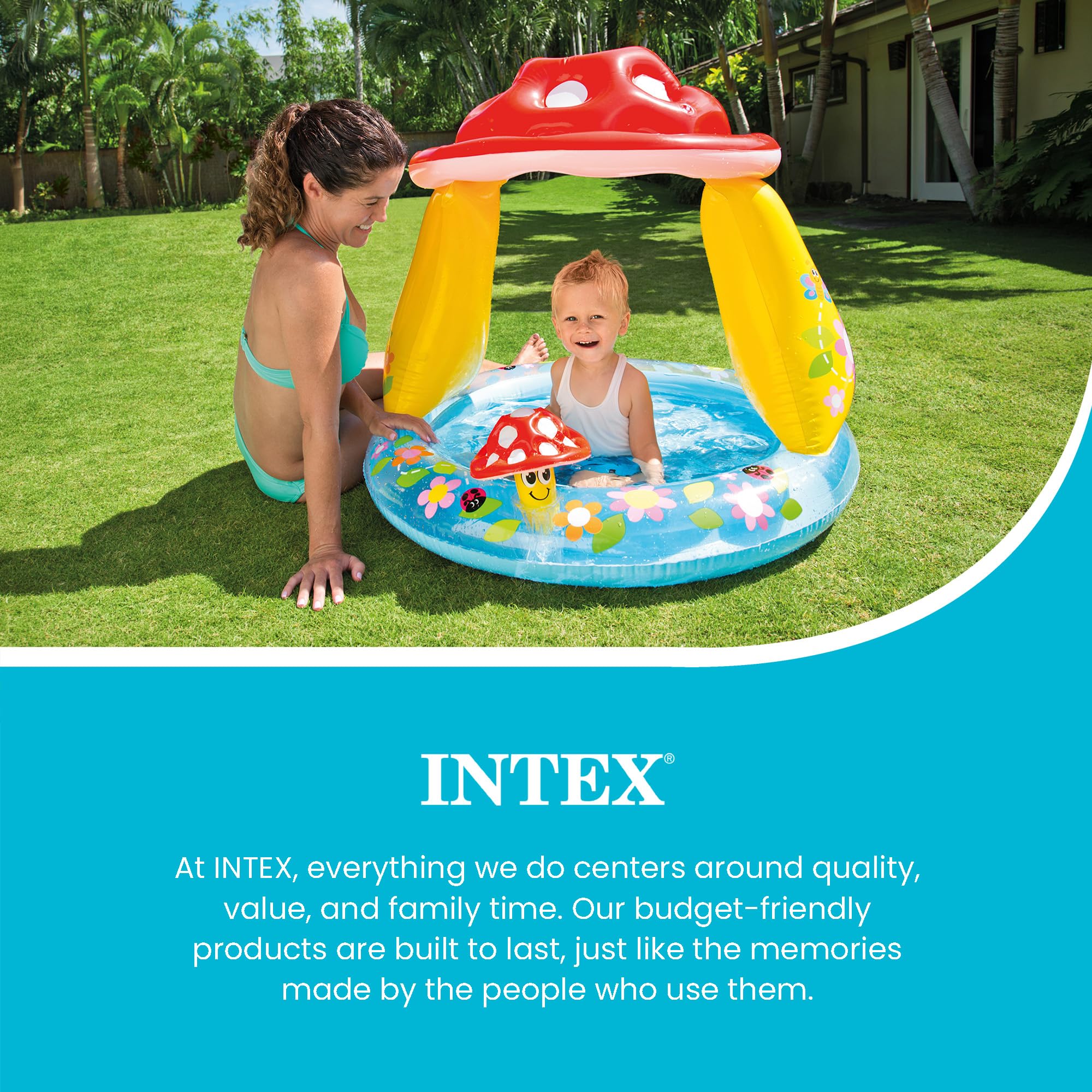 Intex Mushroom Baby Pool - Perfect for Little Ones -6