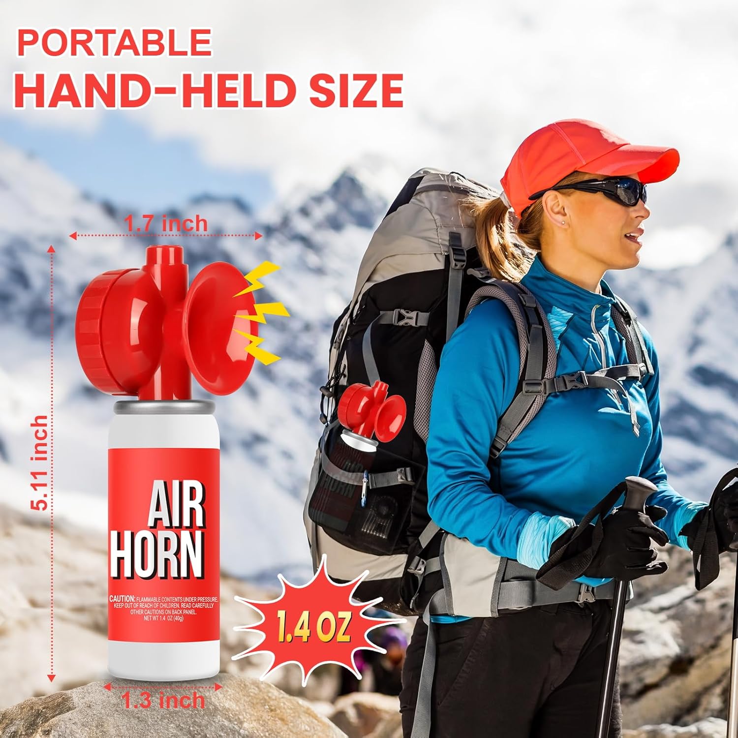 1.4oz Air Horn for Safety