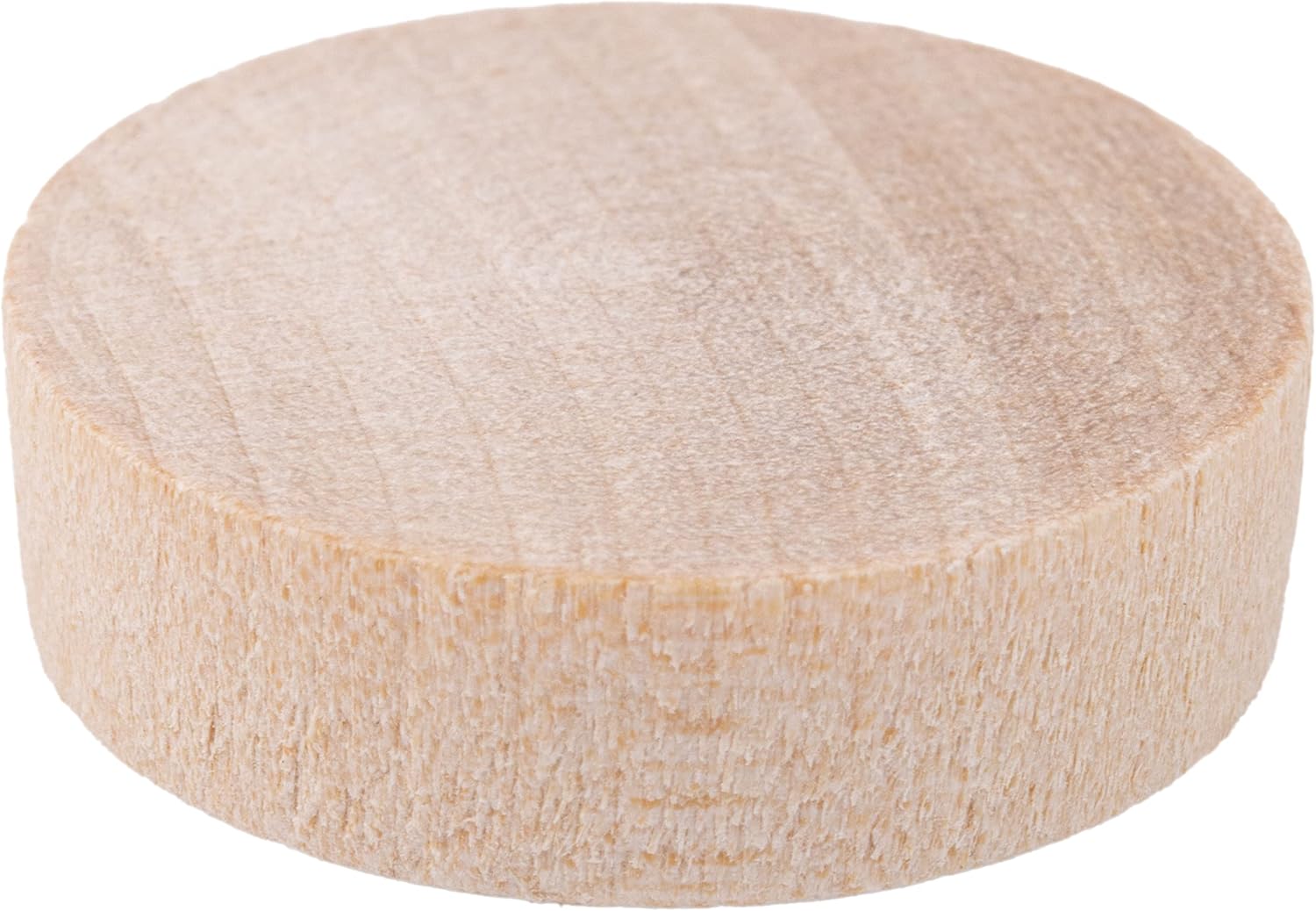 Birch Flat Head Screw Hole Plugs | 1" Diameter | Pack of 50 Approx. | UA-110-BW