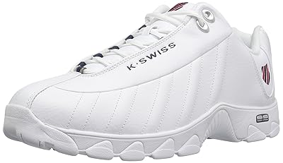 K-SWISS Men's ST329 CMF Sneaker, Wide Tennis Dad Walking Shoes Leather Upper