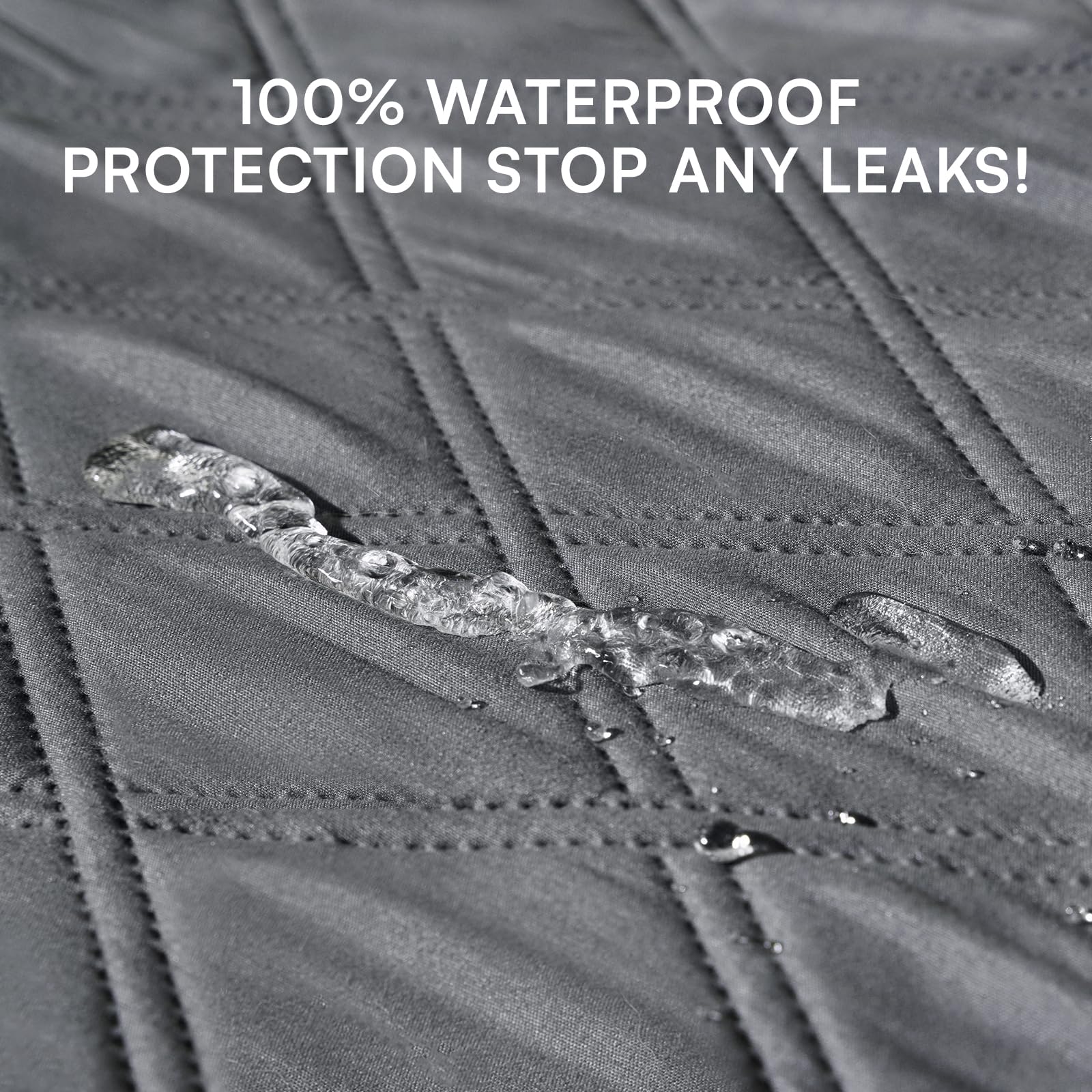 luciphia Copridivano per Cani Impermeabile, Coperta per Cani 100% Impermeabile con Punti Antiscivolo Tappetino Protezione per Mobili Bambini Cane Gatti Lavaggio in Lavatrice Grigio 76_x_178cm