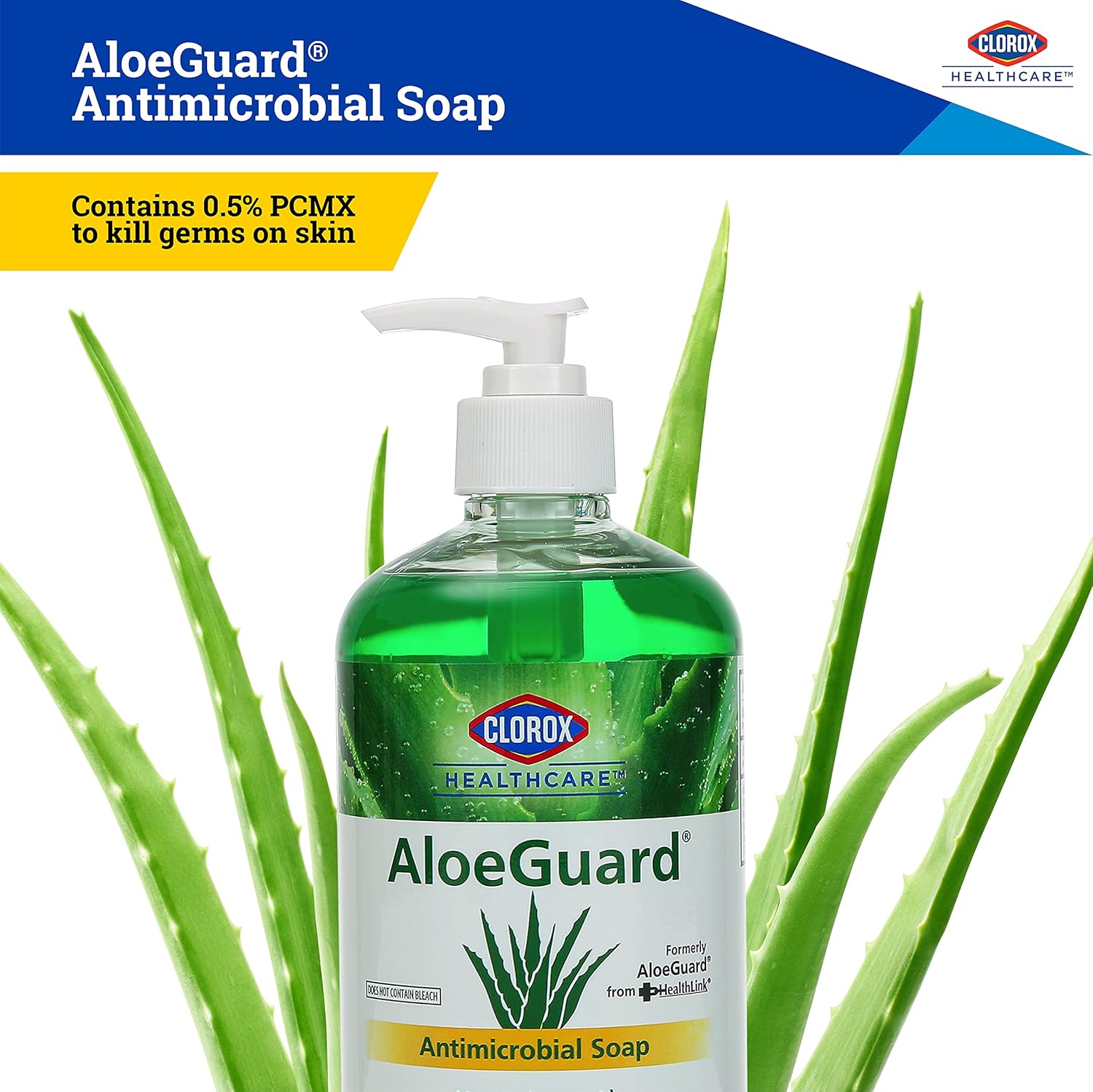 Clorox Healthcare® Essentials Hand Sanitizer & Soap Kit | GBG AloeGel Hand Sanitizer Gel Pump Dispensers & Mini Travel Hand Sanitizers, AloeGuard® Antimicrobial Soaps | FDA Registered Healthcare Kit