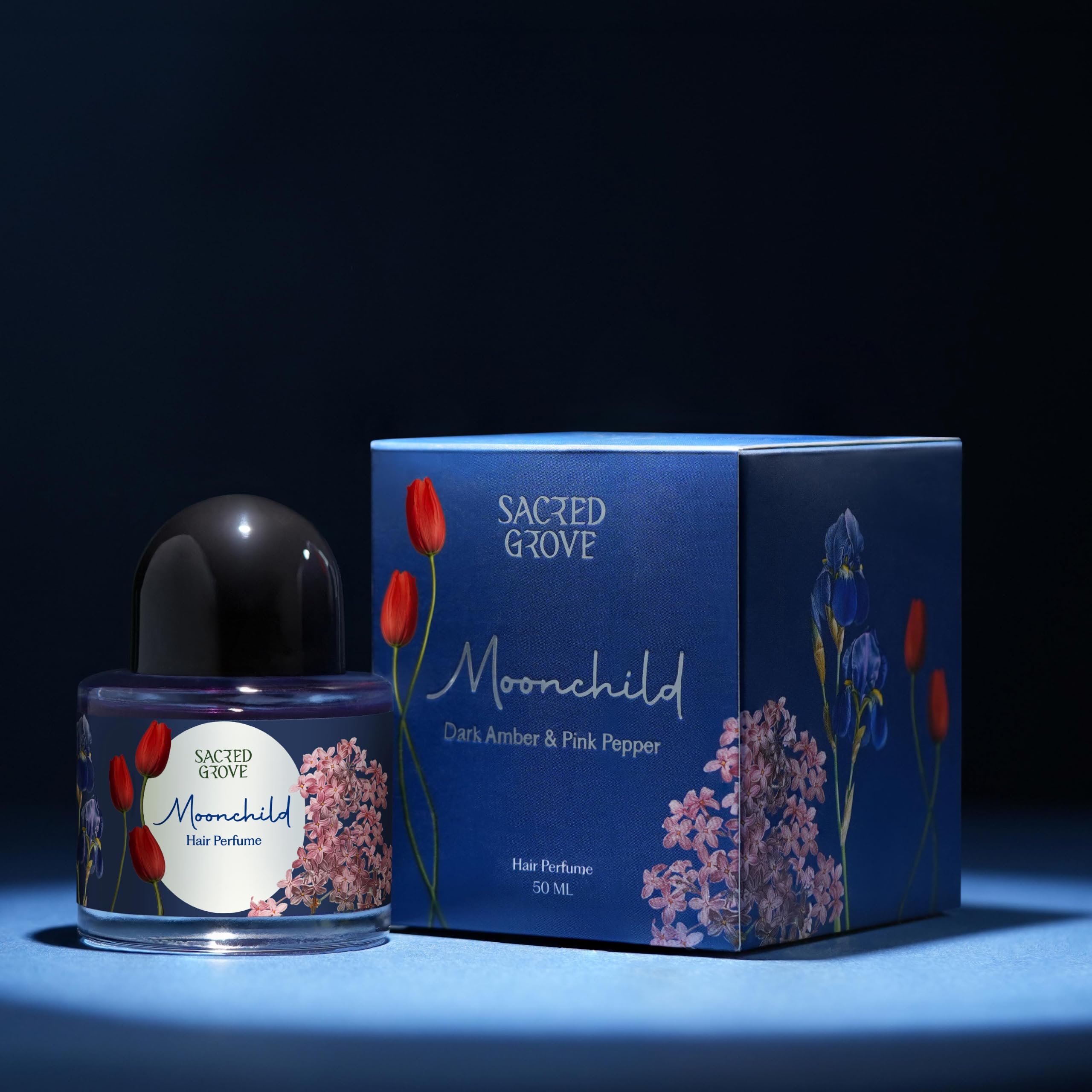 Sacred Grove Hydrating Hair Perfume for Women Moon Child Floral Hair Mist Water Based & Alcohol Free, Unisex Hair Perfume, 50ml-picture-16