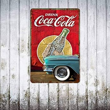 コカ・コーラ　USA　絵画　リトグラフ　アート　ポスター　アメリカヴィンテージ Coca-Cola レトロミニポスター B5サイズ 複製広告 ◇ コカコーラ