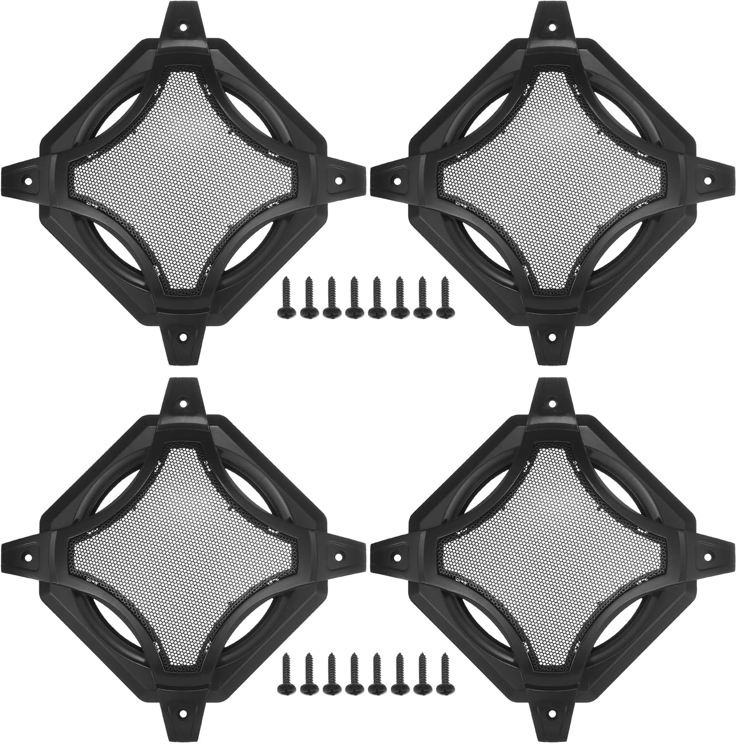 ACROPIX Universal 6" Car Speaker Grills Cover Mesh Square 6