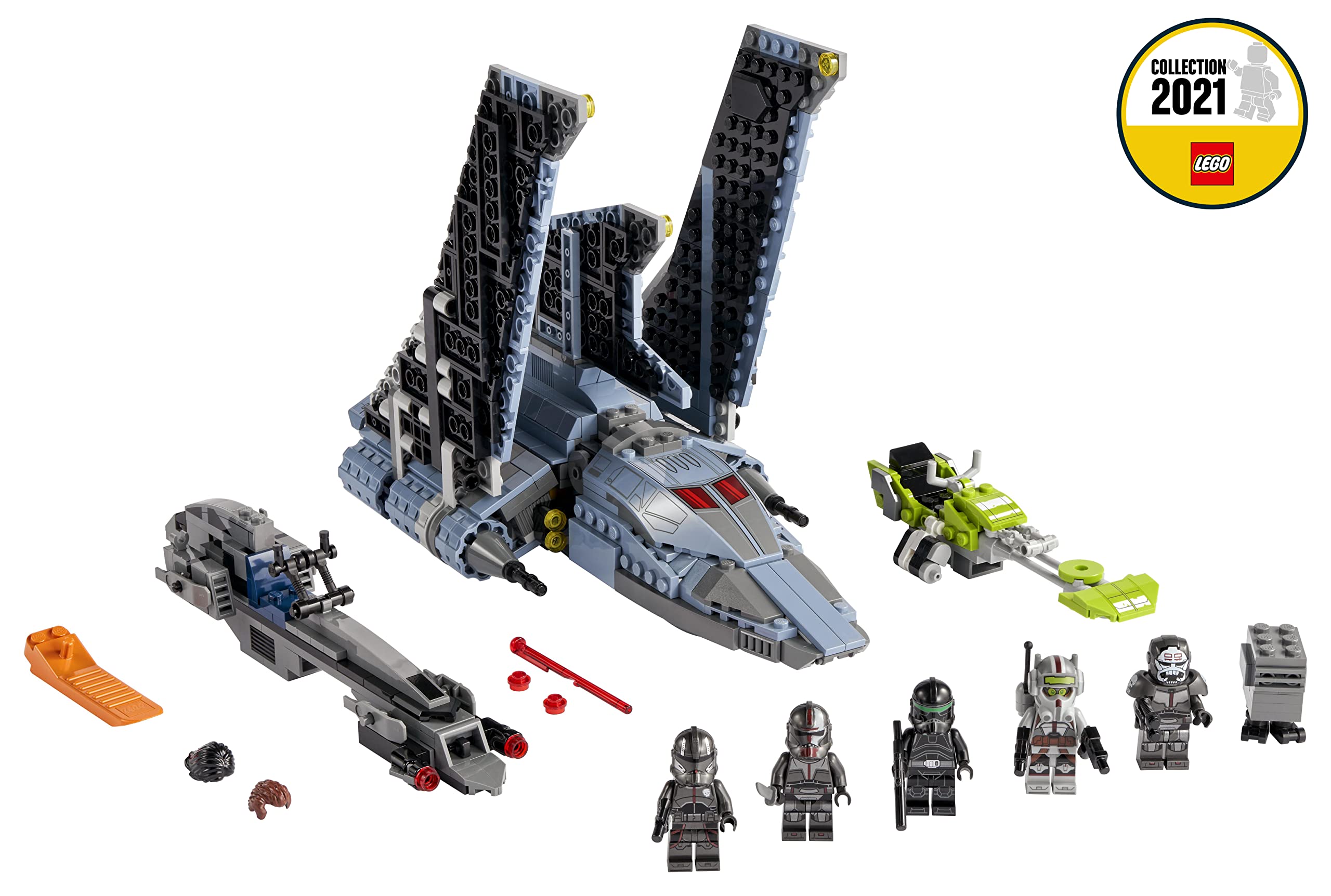 3434　　他 Amazon.com: LEGO 樂高75314 星際大戰The Bad Batch Attack 穿梭,9 歲