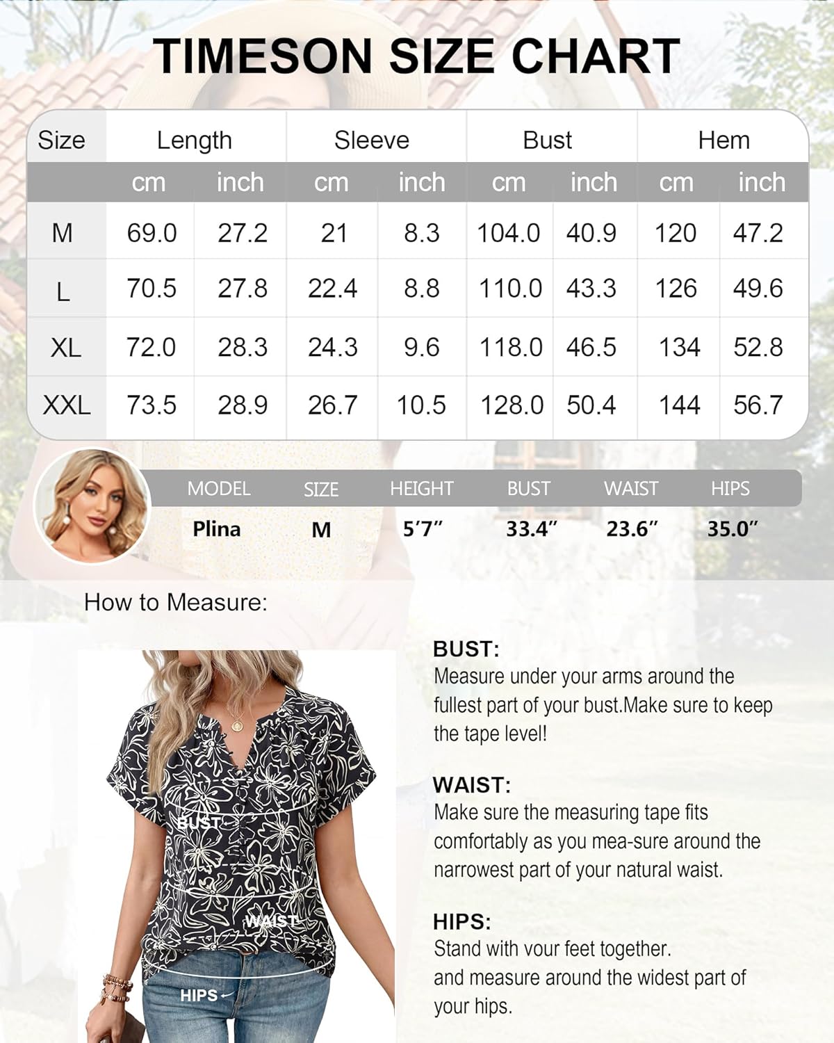 Timeson Women's Short Sleeve Tops Dressy Casual Button Down Chiffon Blouses Office Work Shirts - Image 7
