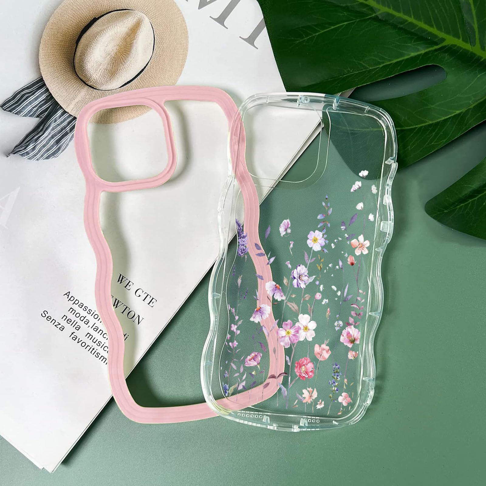 モダンかわいい16 Amazon.com: Benbabuwe Compatible for iPhone 16 Pro Case Clear with