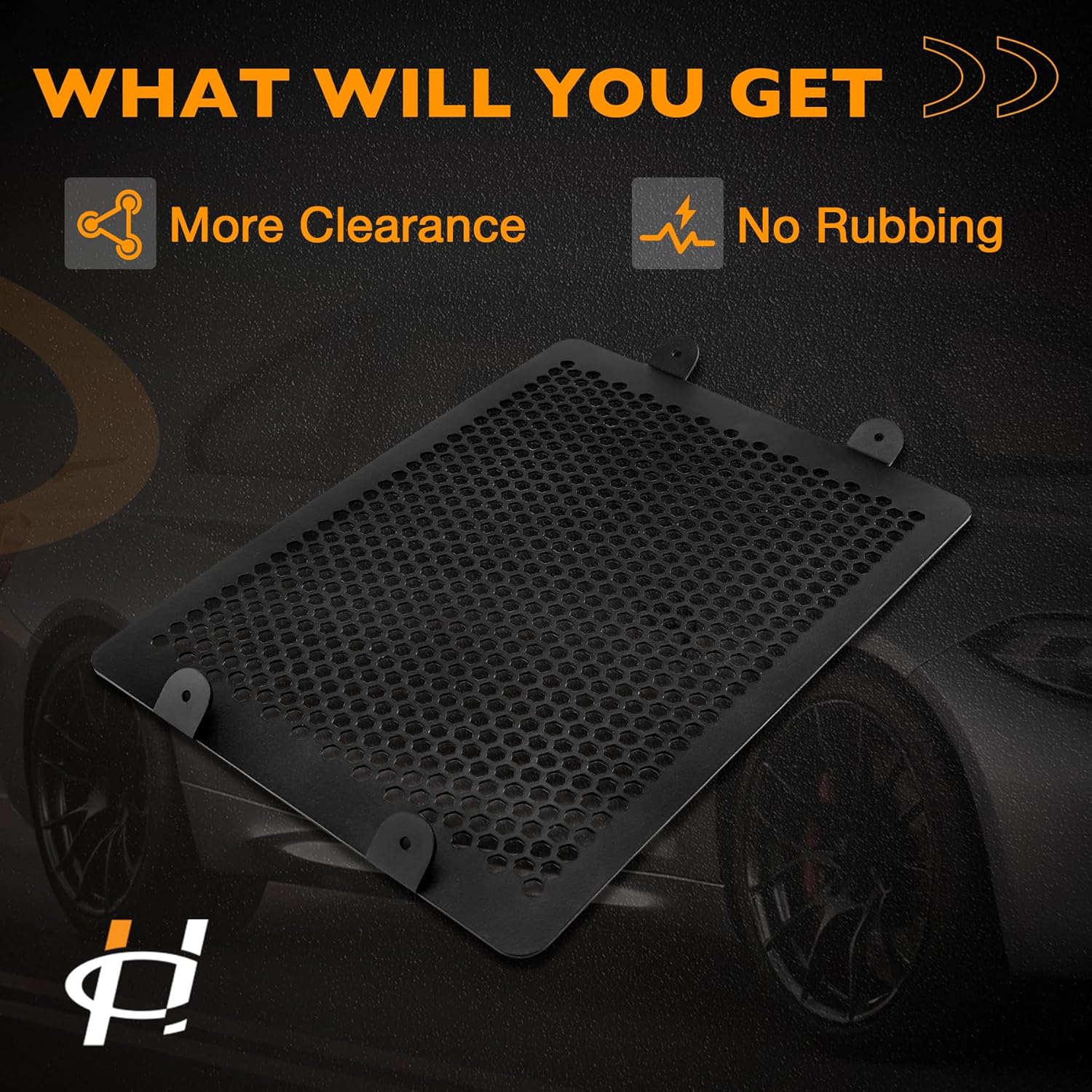 HQPASFY Front Wheel Arch Clearance Kit, Enhanced Clearance Aluminum Plates, Compatible with 2021-2026 BMW G87 M2, G80 M3/G81 M3,G82 M4/G83 M4