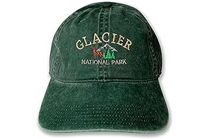 USmania Glacier National Park Embroidered Cap Baseball Nation Park Hat