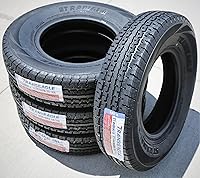 Transeagle ST Radial II Set of 4 Premium Trailer Tires ST235/80R16 Load Range F 12-Ply All-Season Highway Tires