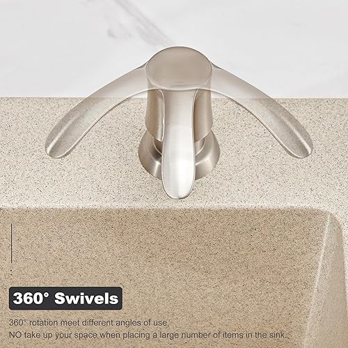 Miniatura 4 de GAGALIFE Dispensador de jabón para fregadero de cocina, dispensador de jabón para fregadero con kit de tubo de extensión de silicona de 40 pulgadas