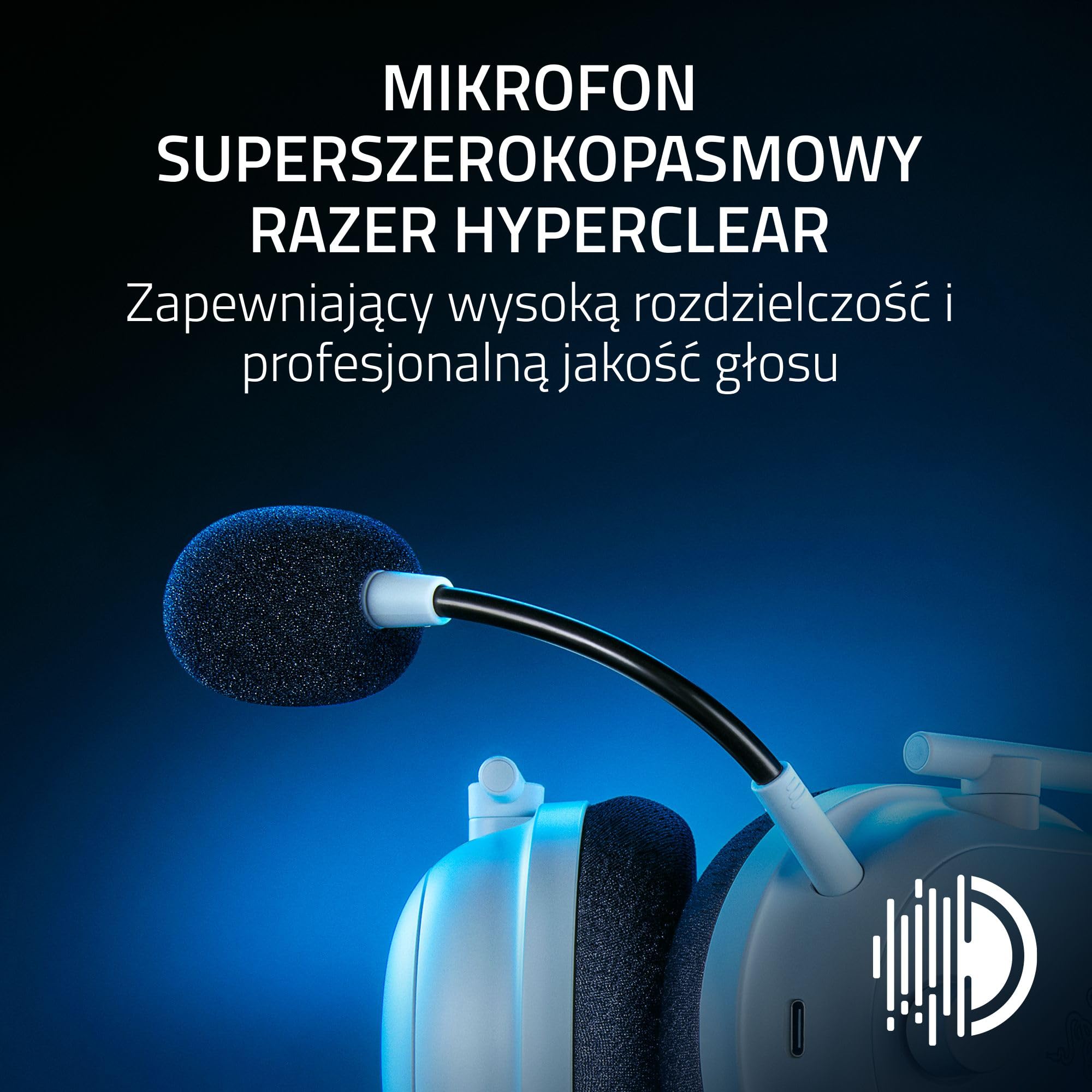 ヘッドホン Razer BlackShark V2 Pro PS5/PC/Mobile Razer Blackshark V2 Pro (Playstation) - Bezprzewodowy e