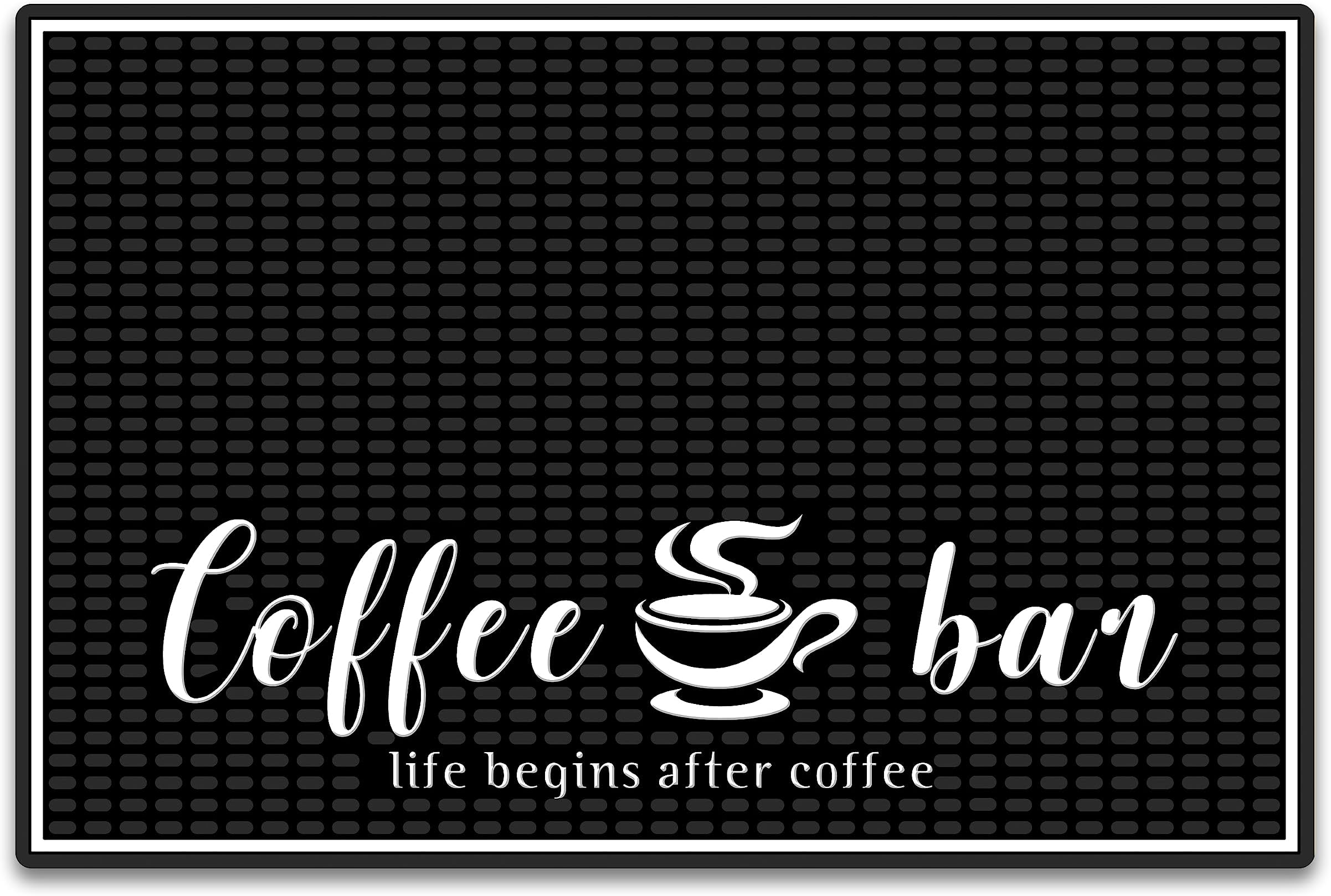 DOZARMOTA Coffee Bar Mat for Spillproof, Dish Drying Mat