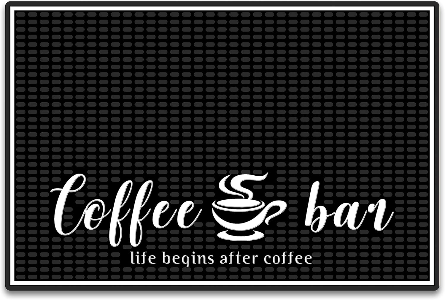 DOZARMOTA Coffee Bar Mat for Spillproof, Dish Drying Mat