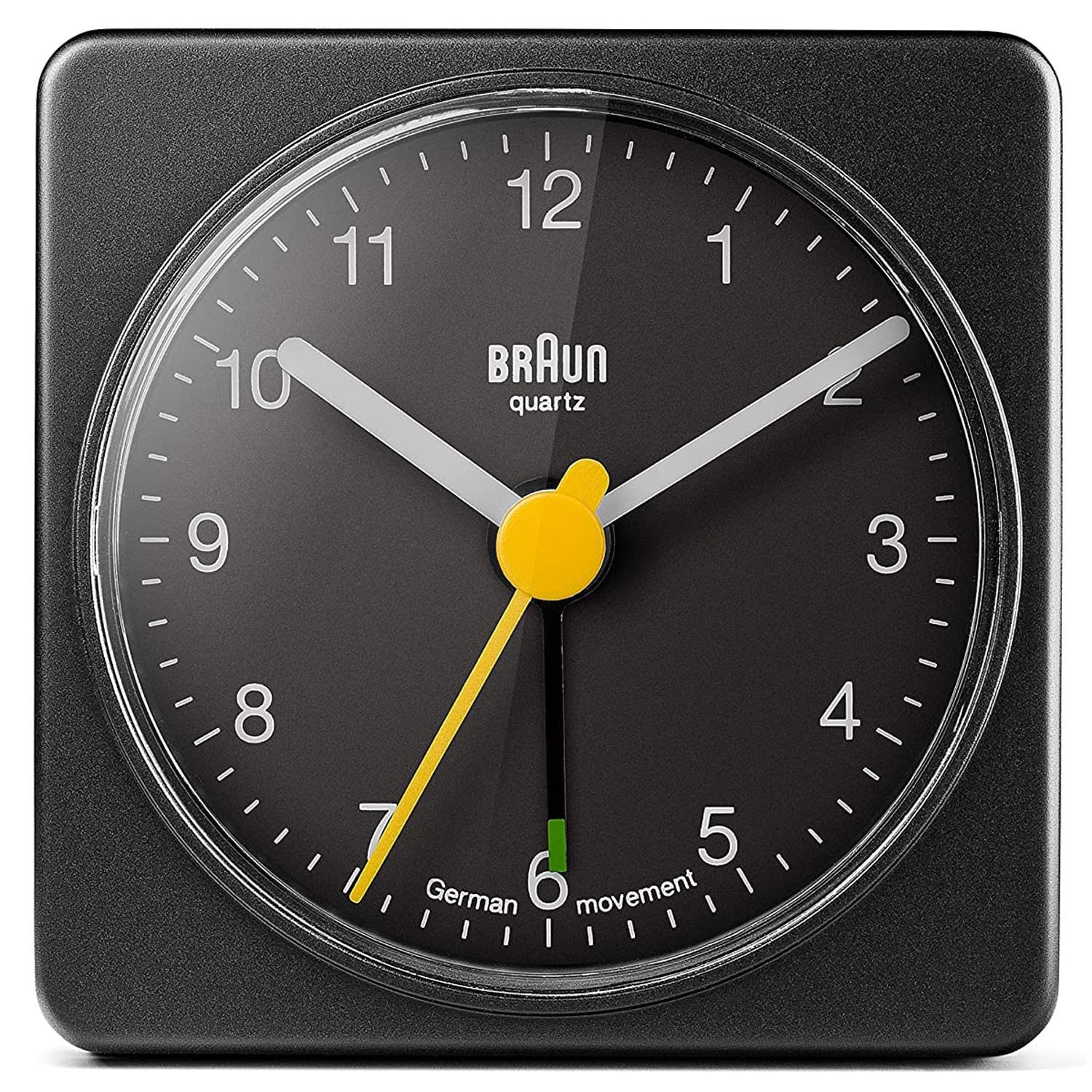 Braun BNC002BKBK Classic Analog Quartz Alarm Clock