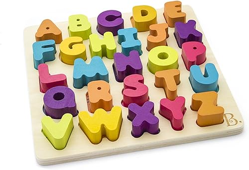 Miniatura 8 de B toys by Battat - Alpha B Tical - Rompecabezas de bloques del alfabeto