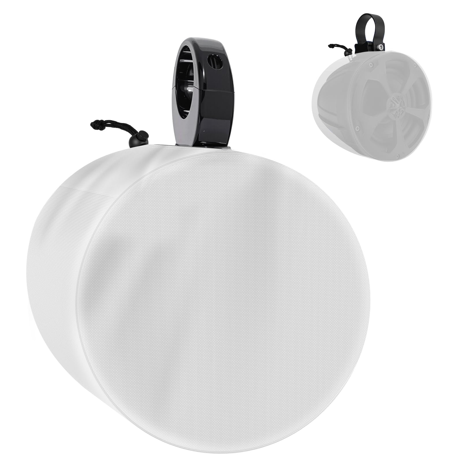 View 1 of 2 Pack Boat Speaker Covers, 900D Waterproof Wakeboard Tower Speaker Cover
