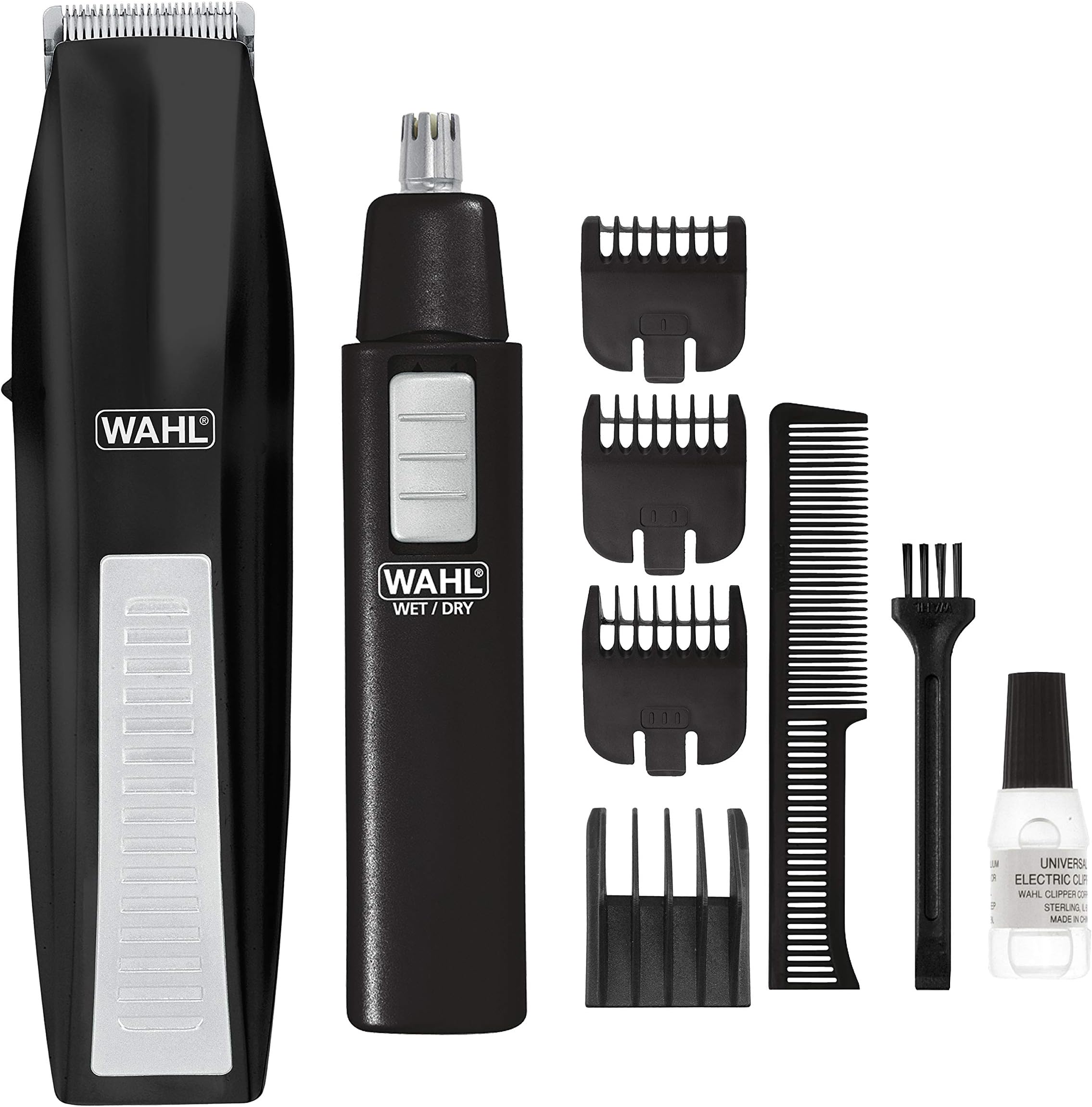 Cordless Beard Trimmer w/Ear/Nose/Brow Trimmer