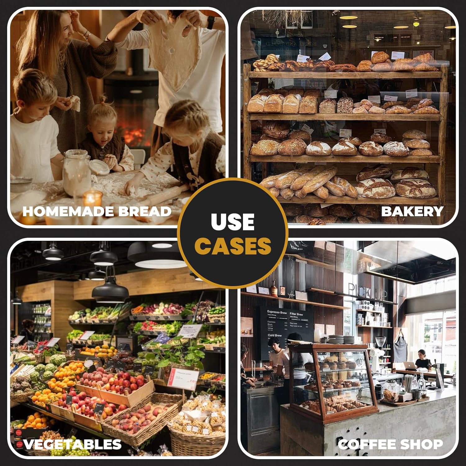 2 Pack Reusable Beeswax Bread Bags for Sourdough - 12.6” x 16.3” Extra Large Storage, Keeps Homemade Bread Fresh thumbnail