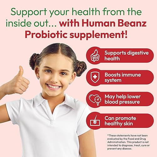 Miniatura 4 de Gomitas probióticas de gomitas para niños, suplementos probióticos para la salud digestiva, suplementos nutricionales vegetarianos, 120 gomitas de