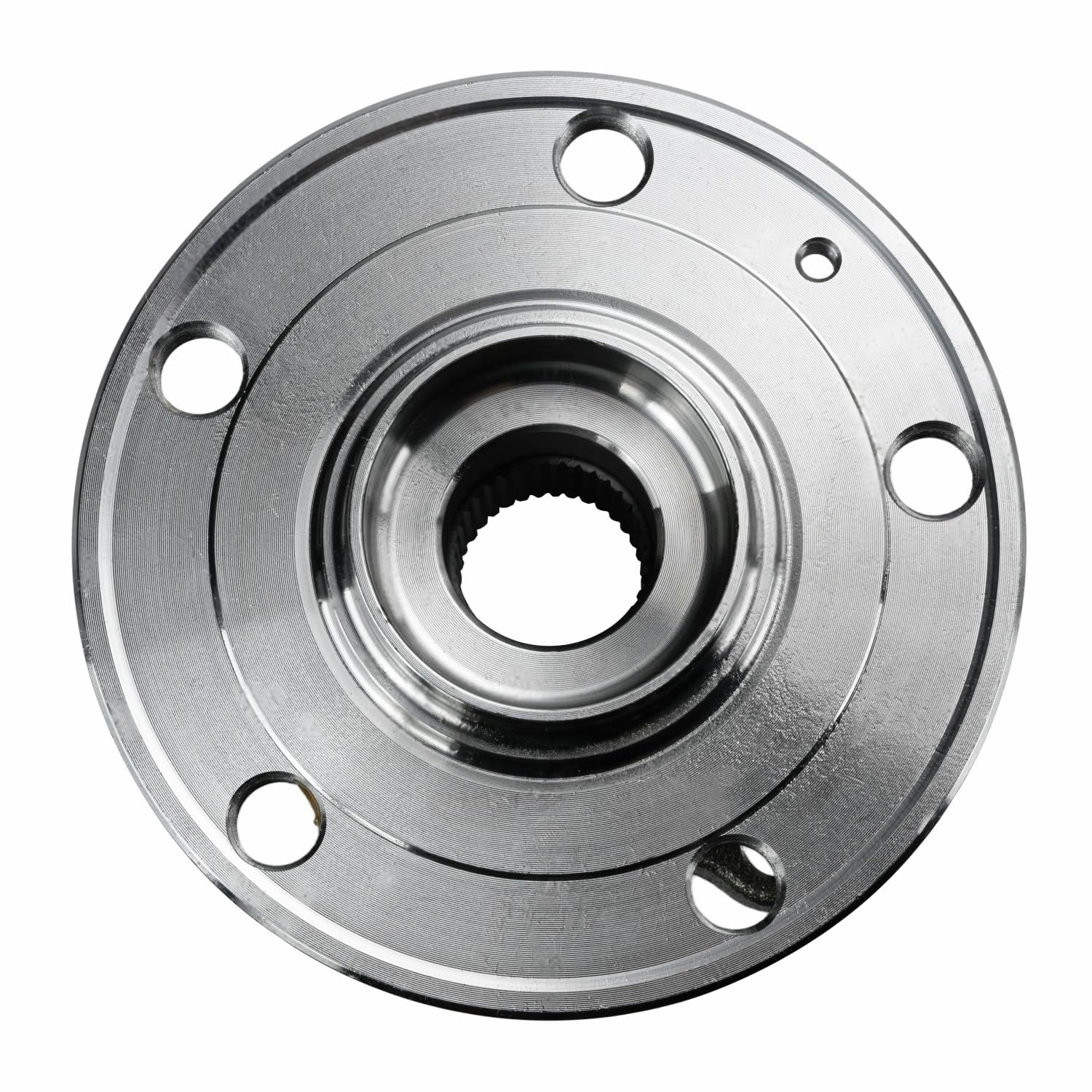 513253 Front Wheel Bearing Hub Assembly Compatible with Audi A3 Q3 TT, Volkswagen Beetle Passat Golf Jetta Tiguan CC Rabbit, Replaces 1T0498621 (1 Pair)