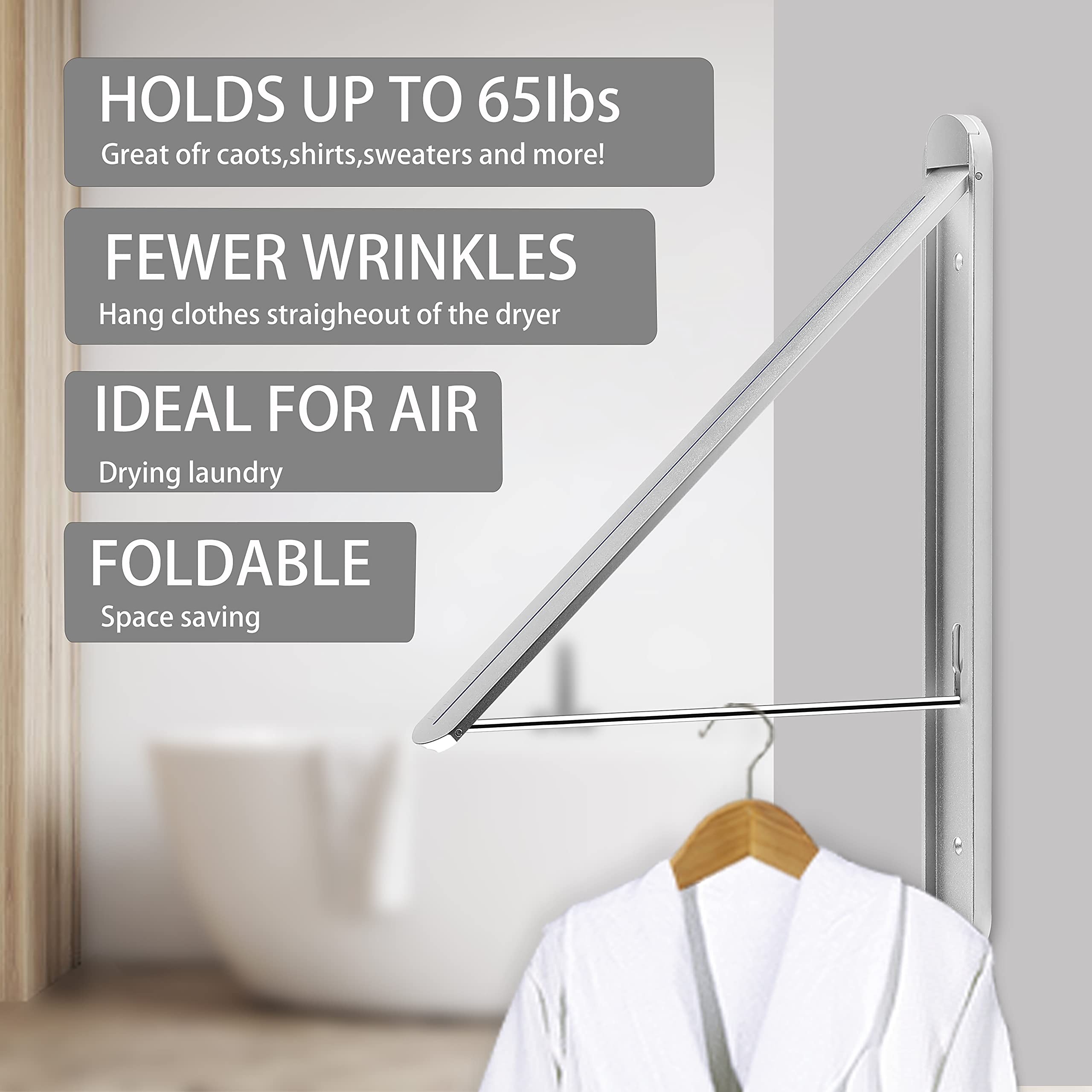 Buy SunEegral Clothes Drying Rack Folding Indoor,Laundry Room