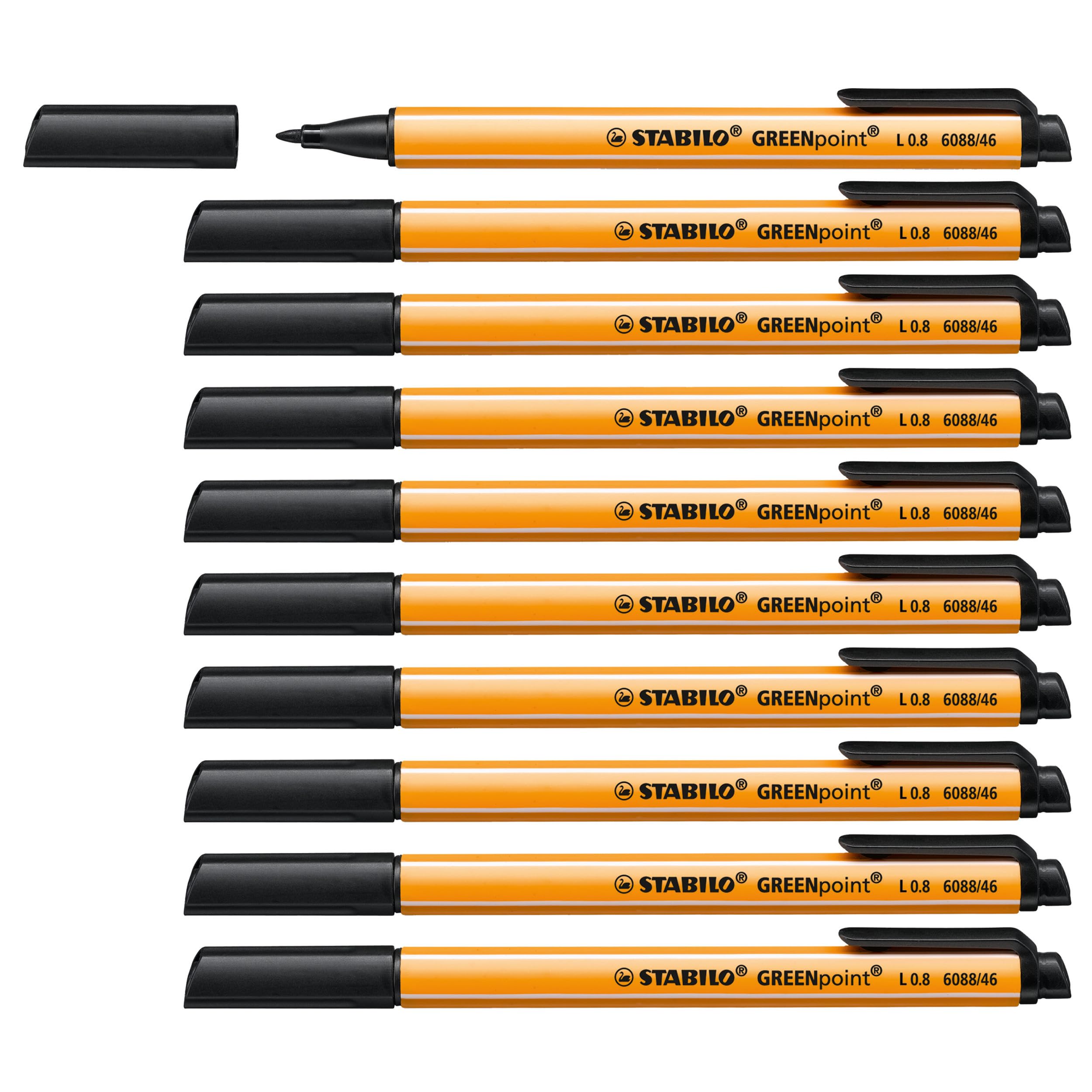 STABILO GREENpoint Feutre écologique Noir