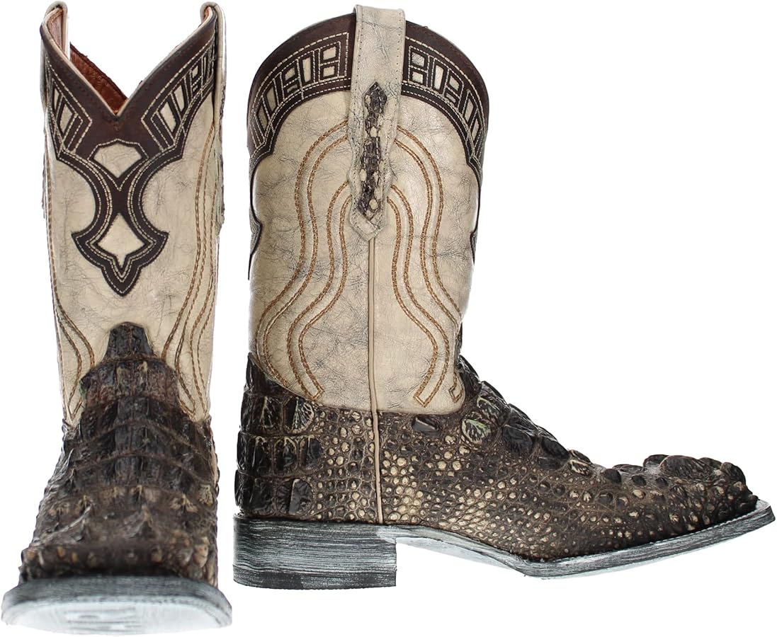 WANTKEY x LAVALAVA レザー HEXA Vaccari Men's Alexander Genuine Natural Alligator Head Cut Broad