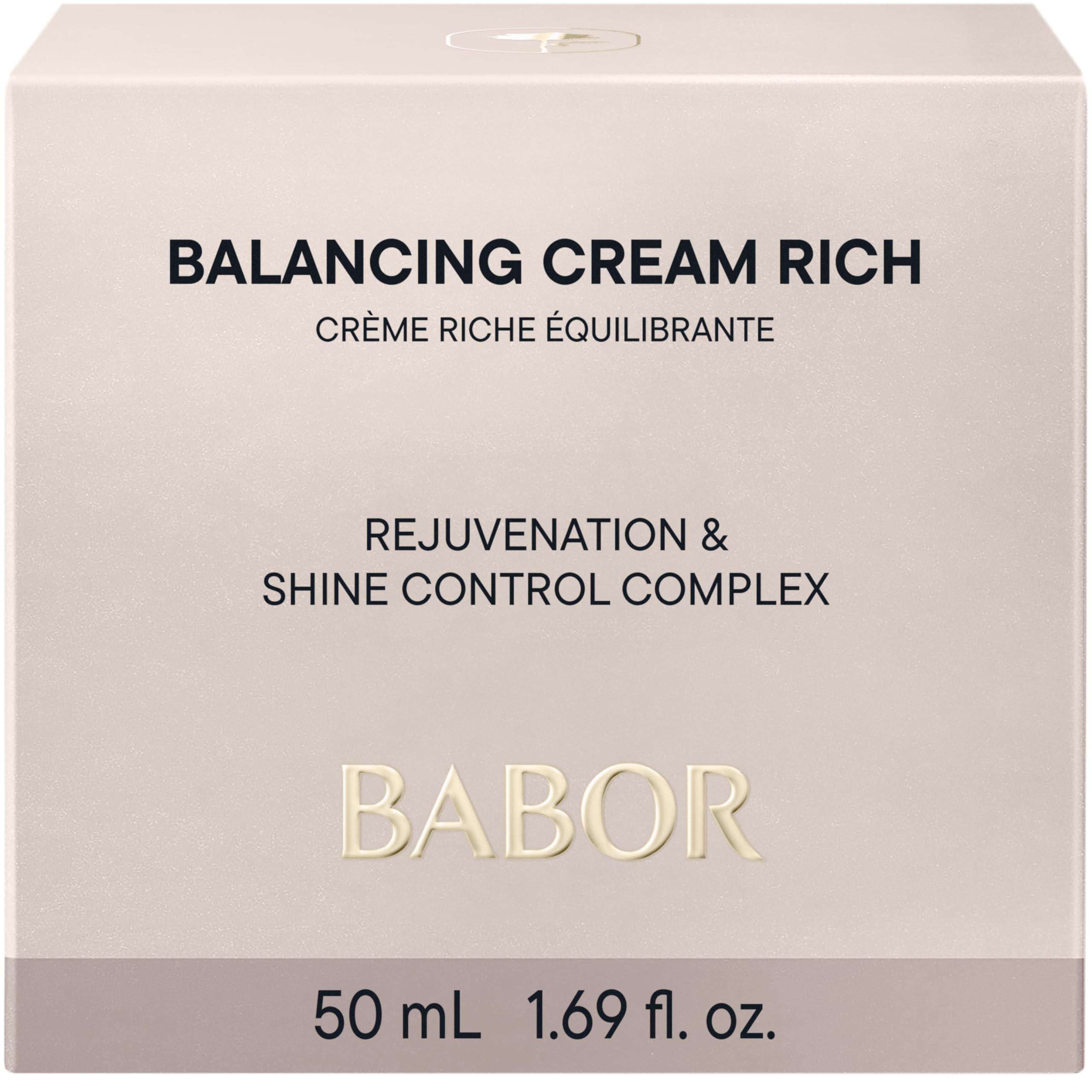 BABOR SKINOVAGE Balancing Cream Rich, geschmeidige Gesichtspflegecreme für Mischhaut, mattiert und versorgt die Haut mit Feuchtigkeit, 50ml