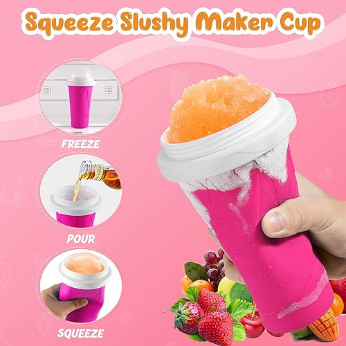 Miniatura 3 de Tgosomt TIK TOK - Taza para hacer granizados mágicos congelados rápidos, taza de enfriamiento, taza de doble capa, taza para hacer granizados para