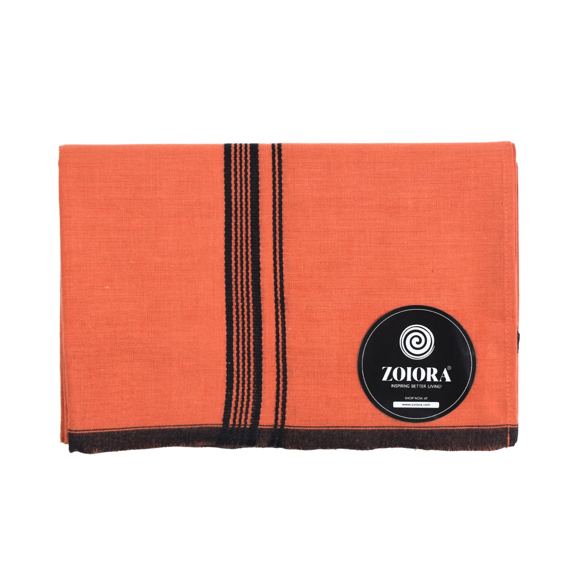 zoiora Cotton Kavi Lungi for Men | Kavi Lungi For Men | Pure Cotton Stitched Kavi Lungi For Men | Single Dhoti | Lungi For Men | Saffron Dhotis For Men | Kavi Lungi | Kavi Mundu for Men-picture-46