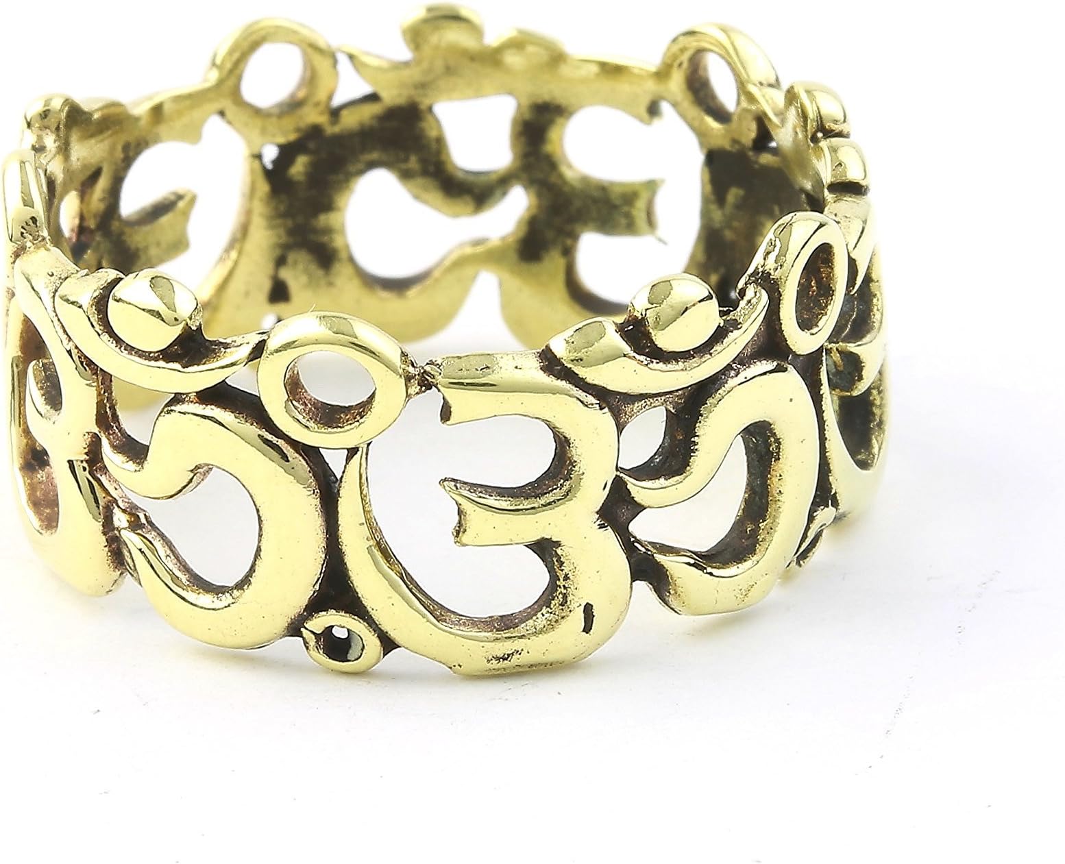 Men's OM Band Ring, Meditation, Yoga Jewelry, Tribal, Ethnic Ring, Gypsy, Hippie Jewelry, Festival Jewelry, Bohemian, Boho