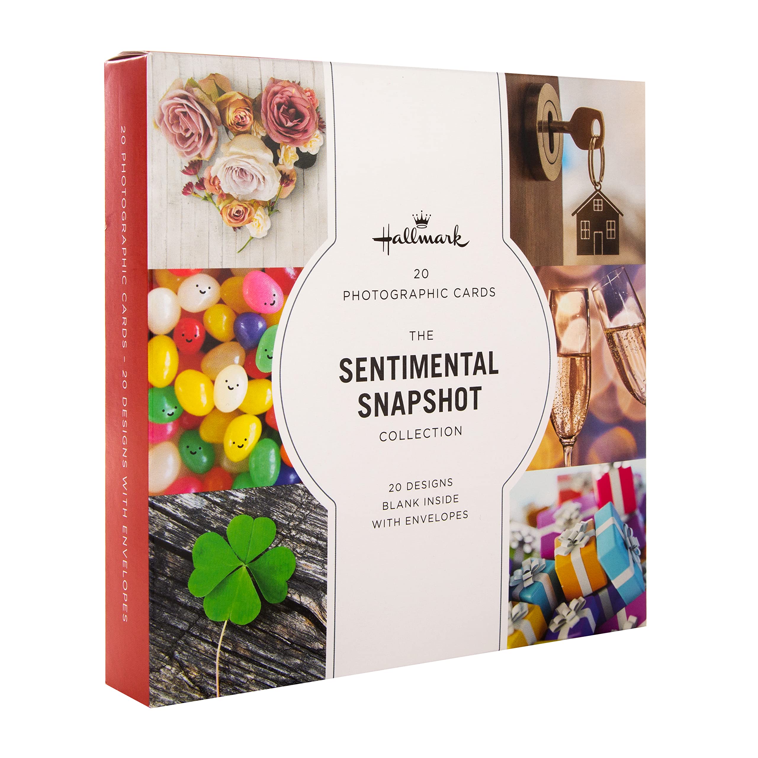 Hallmark White Multipack Any Occasion Cards - 20 Pack Photographic Designs