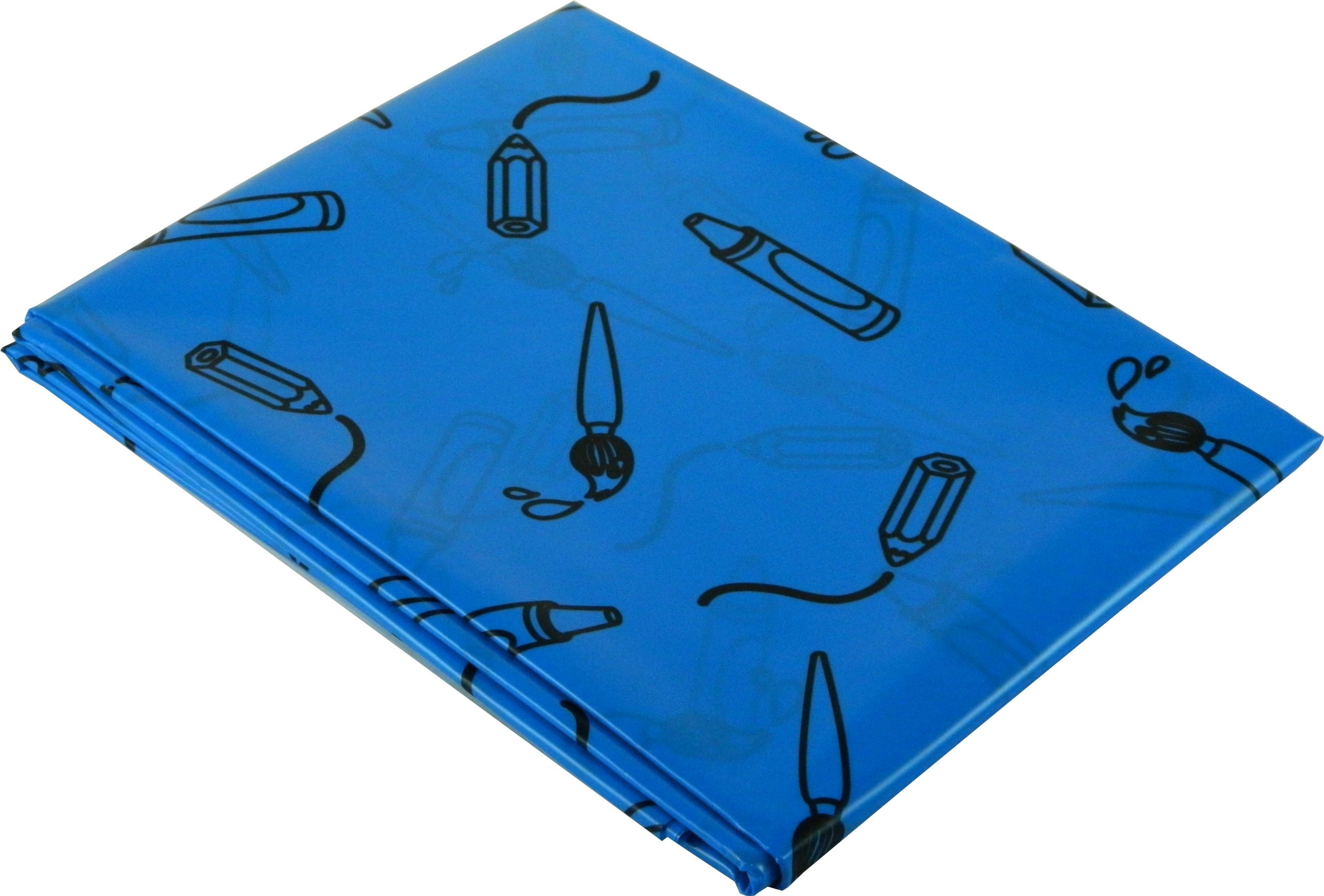 Anthony Peters Splashmat/Table covering - 1.5m x 1.5m - Blue - Great for messy activities - Strong waterproof plastic - Easy to clean!